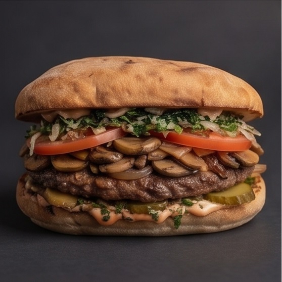 قارچ برگر