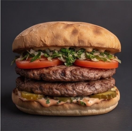 دوبل برگر کلاسیک